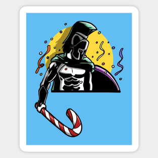 Festive Spartan 2 Sticker